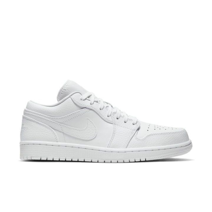 Vyriški žemo profilio sportbačiai Nike Air Jordan 1, balti