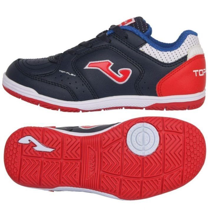 Vaikiški salės futbolo bateliai Joma Top Flex 2243, tamsiai mėlyni