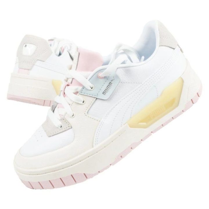 Moteriški sportbačiai su platforma Puma Cali Dream 383112, balti