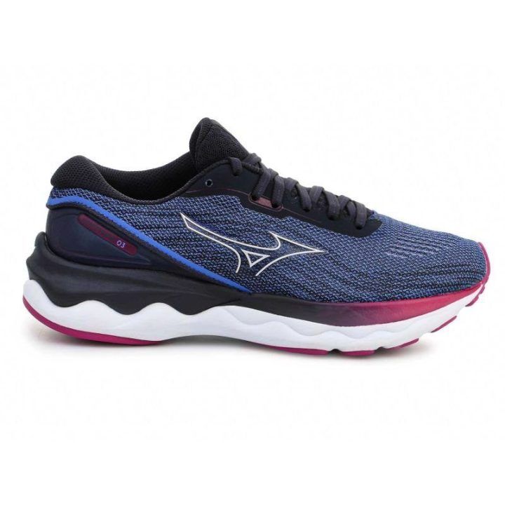 Moteriški bėgimo bateliai Skechers Wave Skyrise 3, tamsiai mėlyni