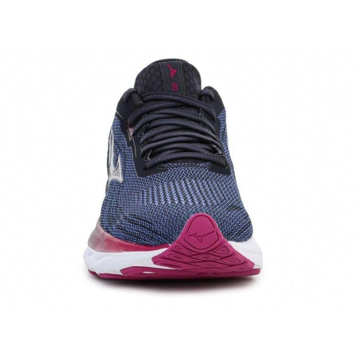 Moteriški bėgimo bateliai Skechers Wave Skyrise 3, tamsiai mėlyni
