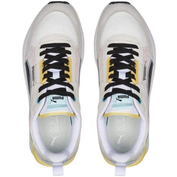 Moteriški sportbačiai Puma R22, pilki ir juodi