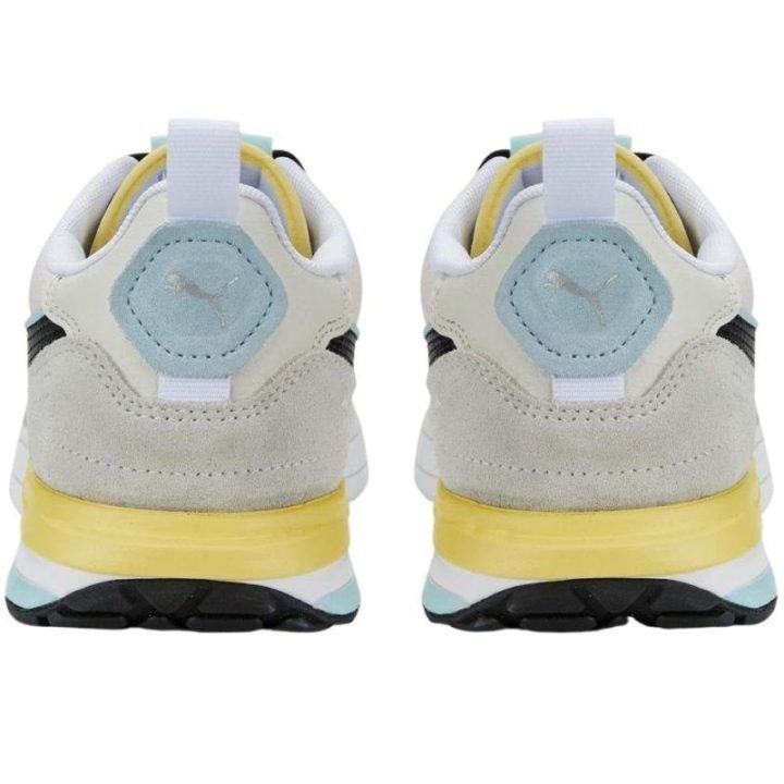 Moteriški sportbačiai Puma R22, pilki ir juodi