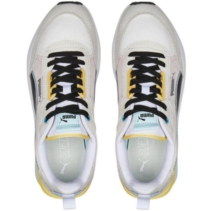 Moteriški sportbačiai Puma R22, pilki ir juodi
