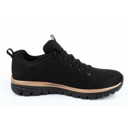 Moteriški sportbačiai su Memory Foam vidpadžiu Skechers, juodi