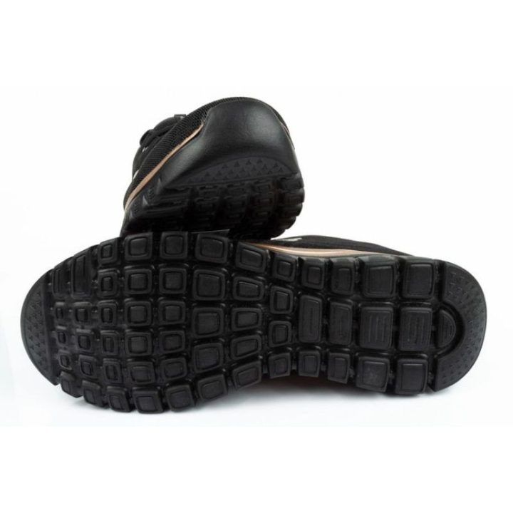 Moteriški sportbačiai su Memory Foam vidpadžiu Skechers, juodi