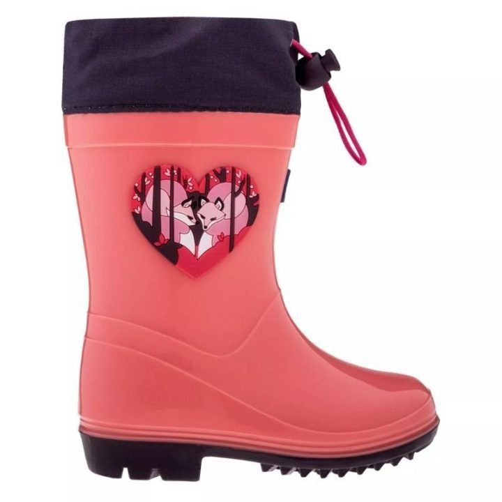 Vaikiški pašiltinti guminiai batai Bejo Kai Wellies, rožiniai