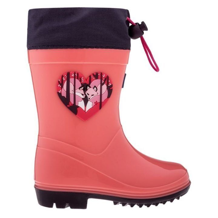 Vaikiški pašiltinti guminiai batai Bejo Kai Wellies, rožiniai