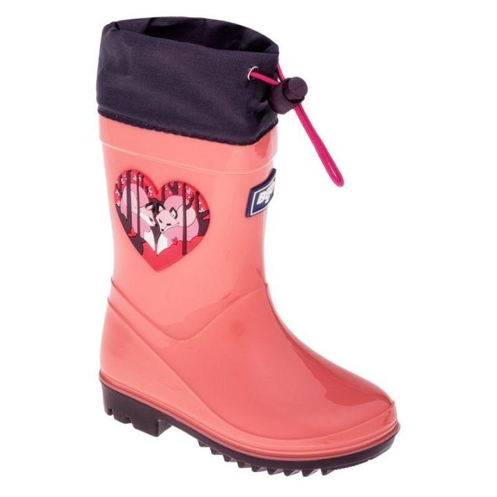 Vaikiški pašiltinti guminiai batai Bejo Kai Wellies, rožiniai