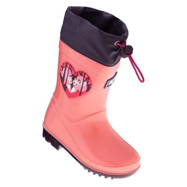 Vaikiški pašiltinti guminiai batai Bejo Kai Wellies, rožiniai