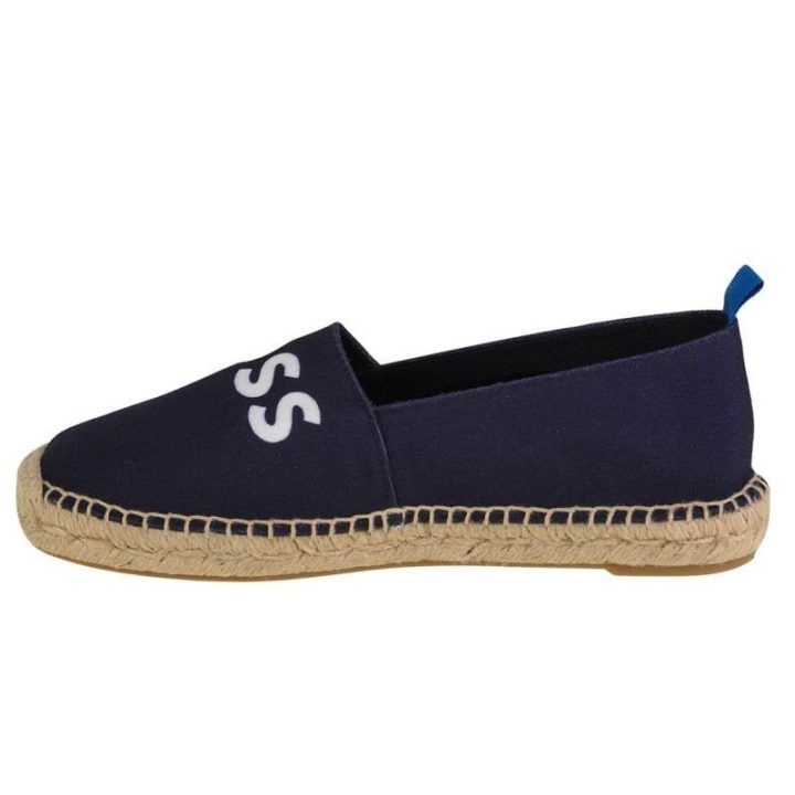 Moteriškos įspiriamos espadrilės Boss, tamsiai mėlynos
