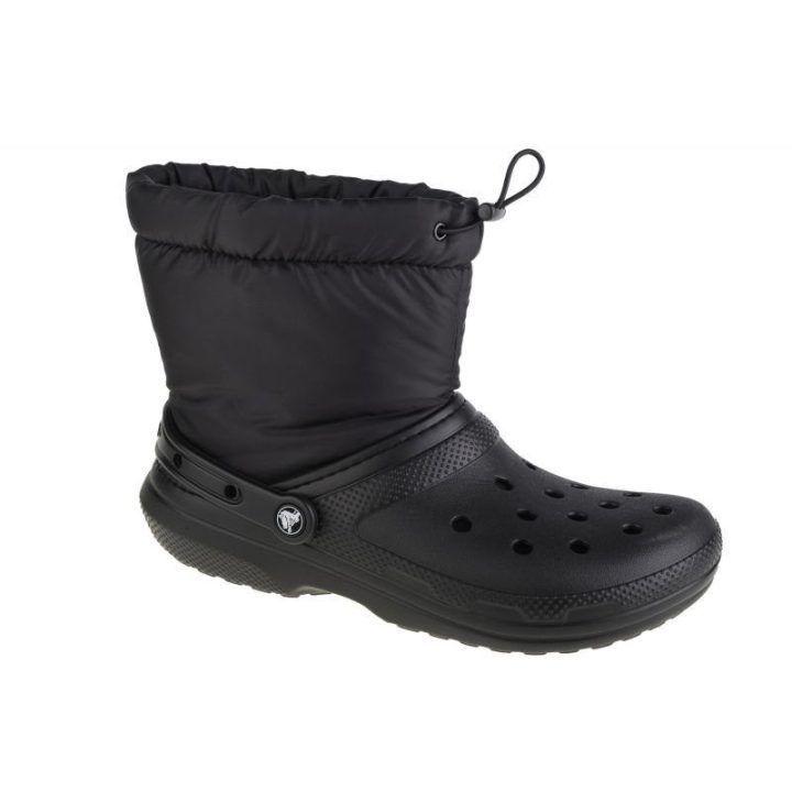 Moteriški žieminiai batai Crocs Classic Lined Neo Puff, juodi
