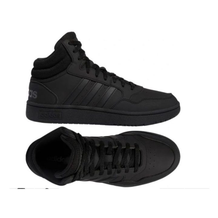 Vyriški sportbačiai aukštu auliuku adidas Hoops 3.0 Mid Wtr, juodi