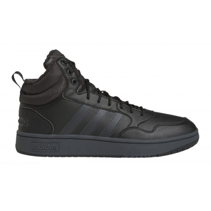 Vyriški sportbačiai aukštu auliuku adidas Hoops 3.0 Mid Wtr, juodi