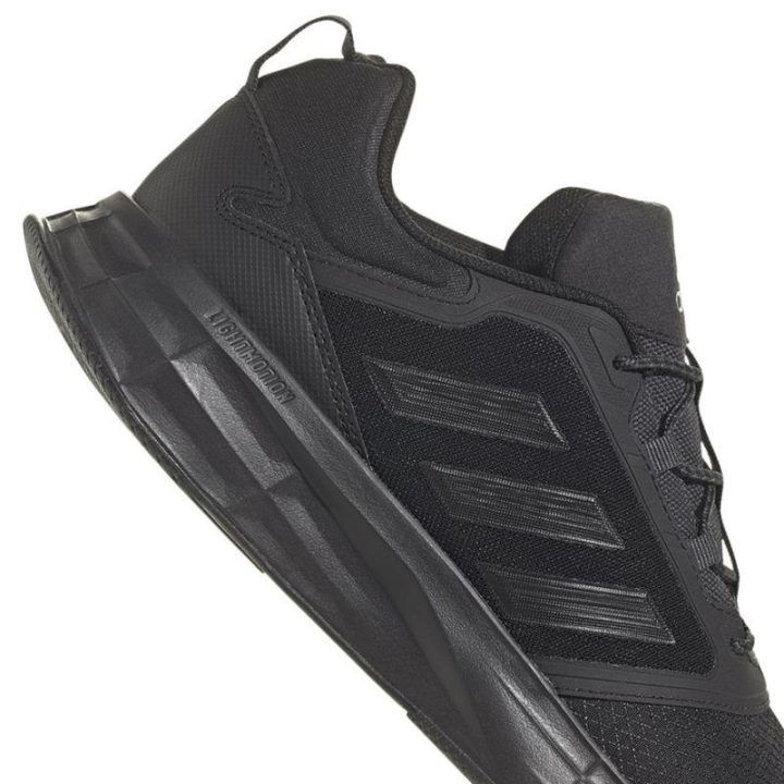 Vyriški žemo profilio bėgimo bateliai adidas Duramo Protect, juodi