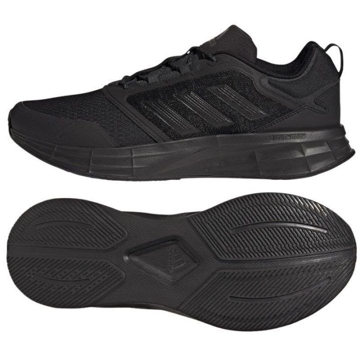 Vyriški žemo profilio bėgimo bateliai adidas Duramo Protect, juodi