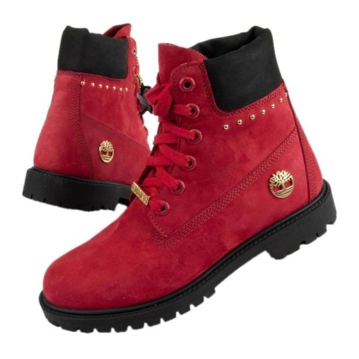 Moteriški žygio batai Timberland Heritage 6 In, raudoni