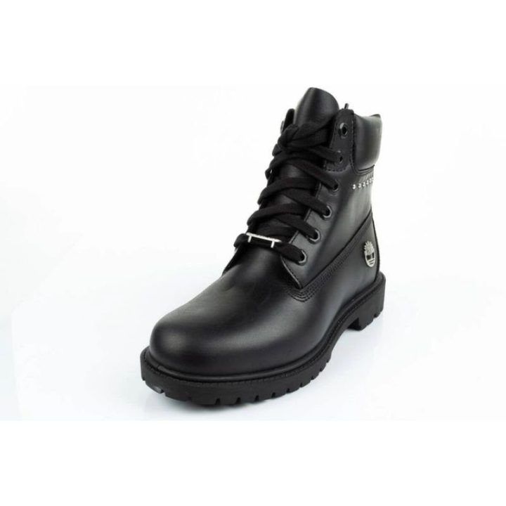 Moteriški odiniai žygio batai Timberland Heritage 6 In, juodi
