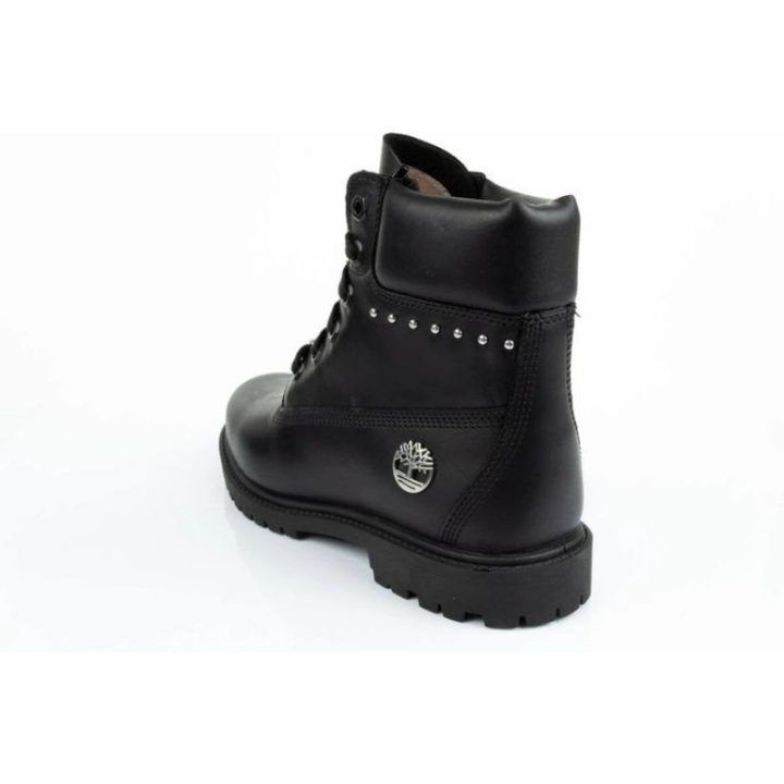 Moteriški odiniai žygio batai Timberland Heritage 6 In, juodi