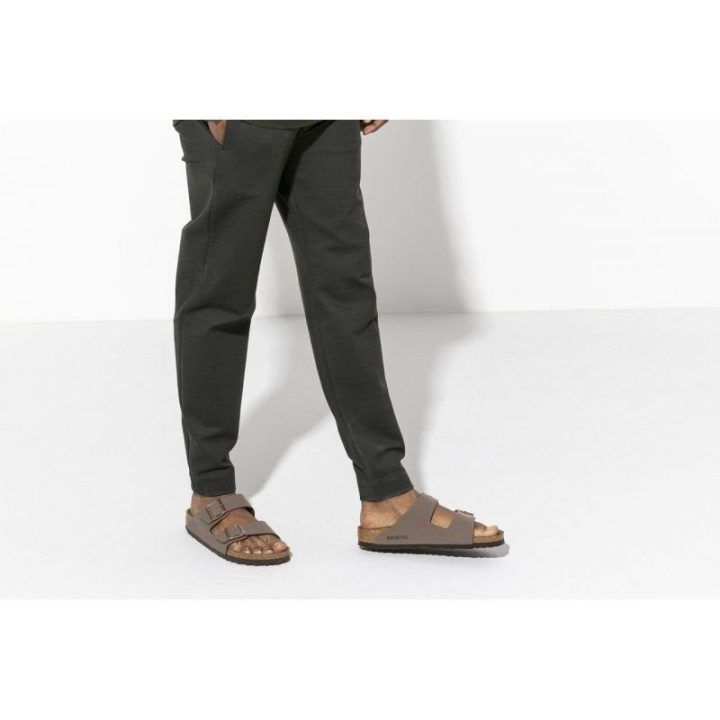 Moteriškos šlepetės su sagtimis Birkenstock Arizona BS, rudos
