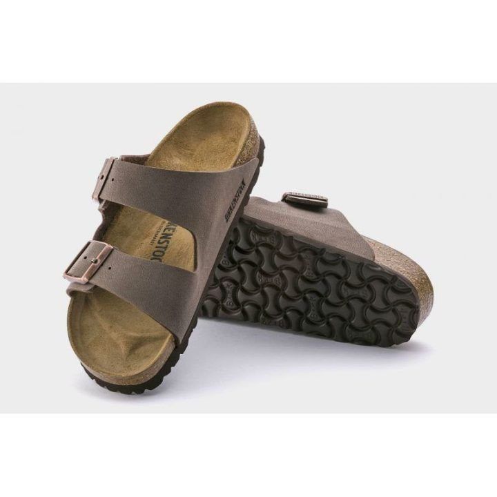 Moteriškos šlepetės su sagtimis Birkenstock Arizona BS, rudos