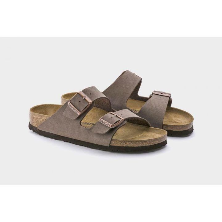 Moteriškos šlepetės su sagtimis Birkenstock Arizona BS, rudos