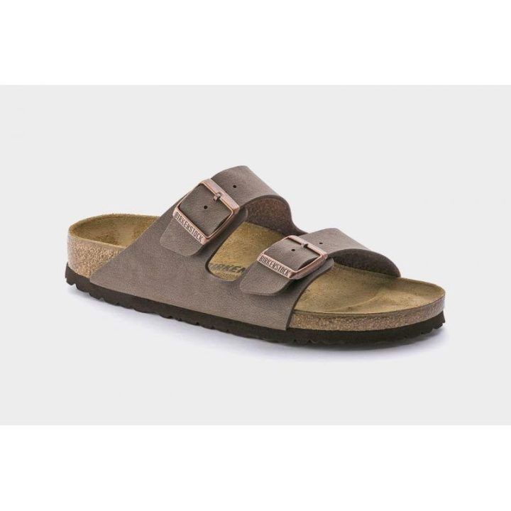 Moteriškos šlepetės su sagtimis Birkenstock Arizona BS, rudos
