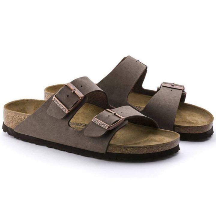 Moteriškos šlepetės su sagtimis Birkenstock Arizona BS, rudos