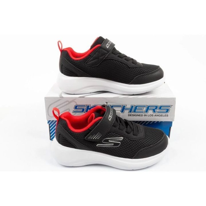 Lengvi sportbačiai berniukams Skechers Selectors Reset Achieved, juodi