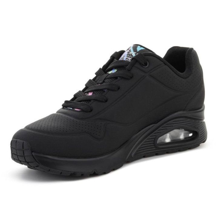 Moteriški sportbačiai Skechers Uno-Spread The Love, juodi, violetiniai ir turkio