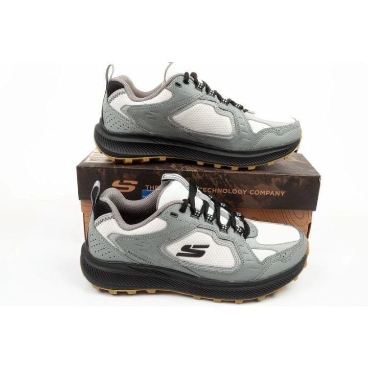 Vyriški žygio batai Skechers Ridgestar, pilki ir juodi