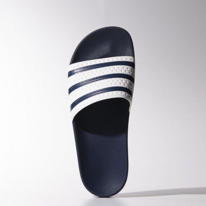 Vyriškos šlepetės adidas Originals Adilette, tamsiai mėlynos ir baltos