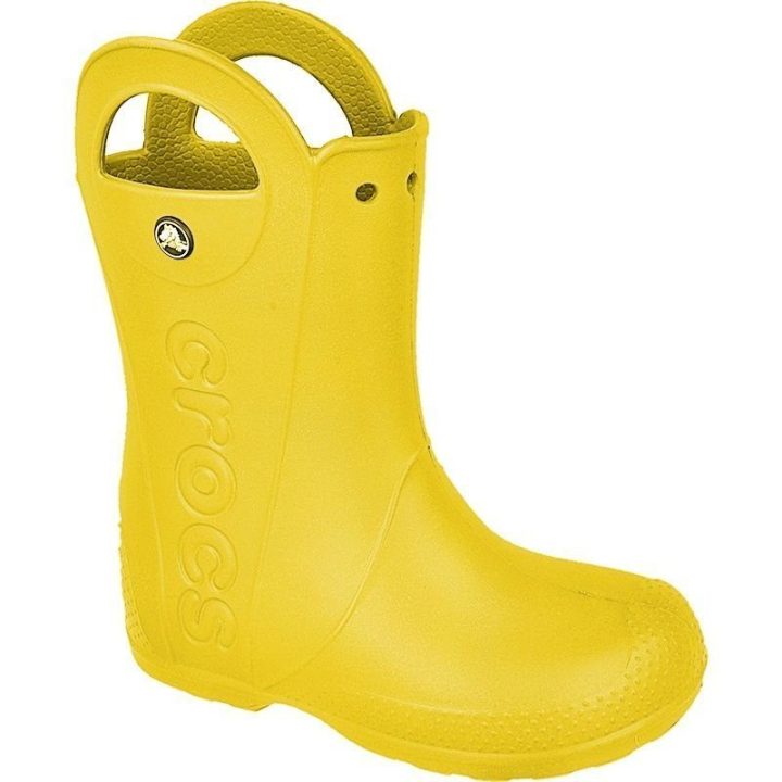 Vaikiški guminiai batai Crocs Handle It 12803, geltoni