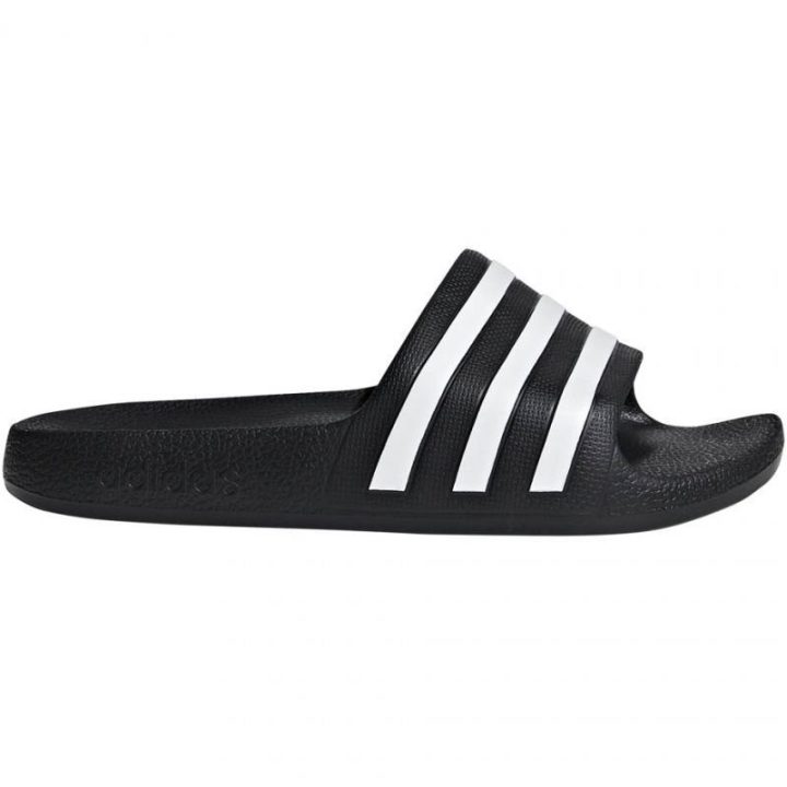 Vaikiškos šlepetės baseinui ir dušui adidas Adilette Aqua, juodos