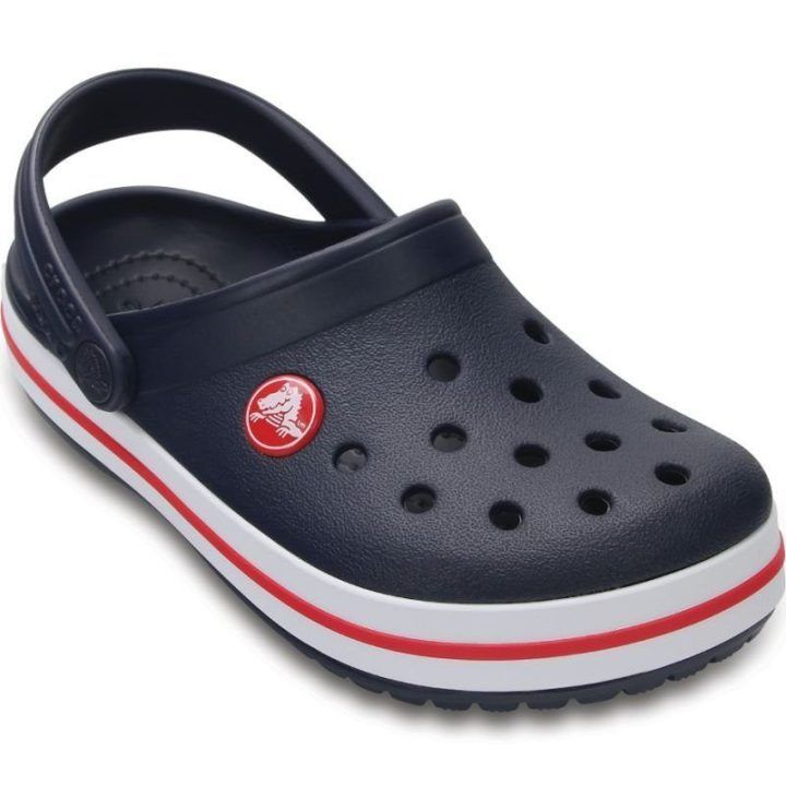 Vaikiškos klumpės Crocs Crocband, tamsiai mėlynos ir raudonos