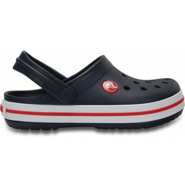 Vaikiškos klumpės Crocs Crocband, tamsiai mėlynos ir raudonos