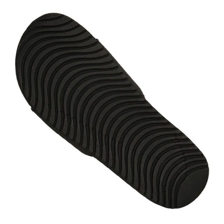 Šlepetės berniukams baseinui Nike Kawa Slide, juodos