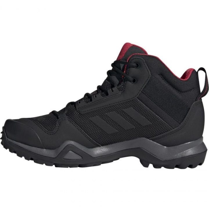 Moteriški žygio batai adidas Terrex AX3 Mid GTX, juodi
