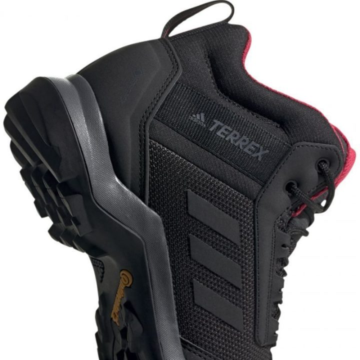 Moteriški žygio batai adidas Terrex AX3 Mid GTX, juodi
