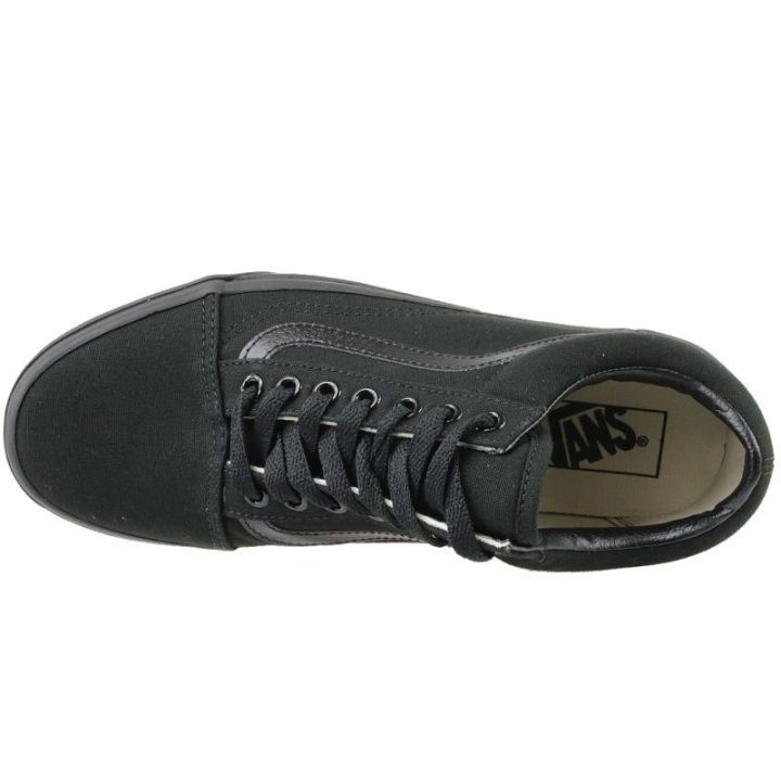 Uniseks sportbačiai su raišteliais Vans Old Skool, juodi