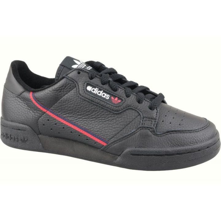 Vyriški suvarstomi sportbačiai adidas Continental 80, juodi