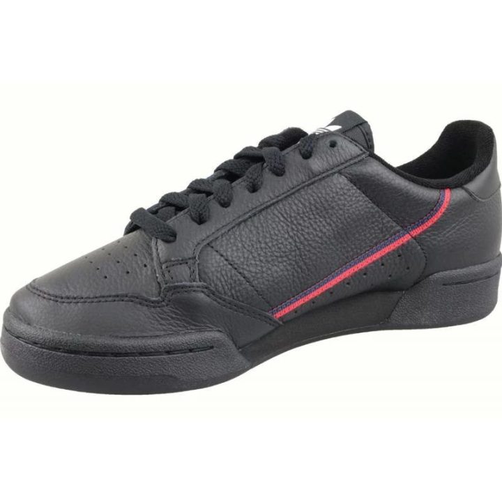 Vyriški suvarstomi sportbačiai adidas Continental 80, juodi