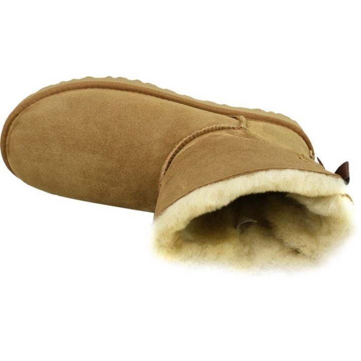 Moteriški odiniai žieminiai aulinukai UGG Mini Bailey Bow II, rudi