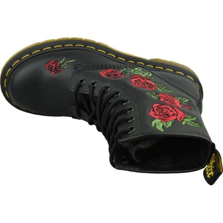 Moteriški aulinukai su rožėmis Dr. Martens 1460 Vonda
