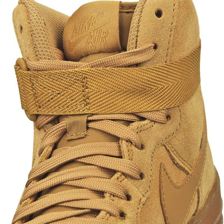Vaikiški sportbačiai aukštu auliuku Nike Air Force 1 High LV8, rudi