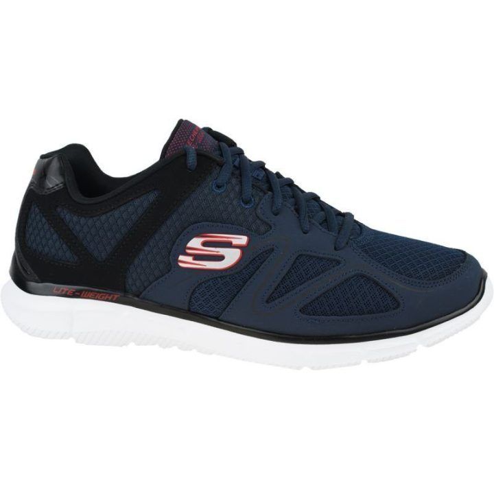Vyriški sportbačiai Skechers Satisfaction-Flash Point, tamsiai mėlyni