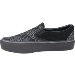 Moteriški įspiriami sportbačiai su platforma Vans 66 Classic, juodi