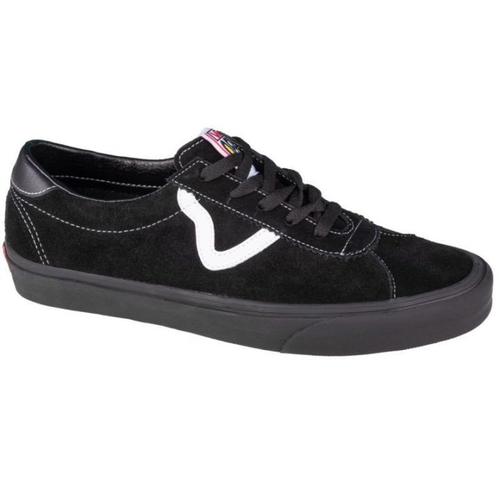 Uniseks zomšiniai batai Vans UA Sport, juodi