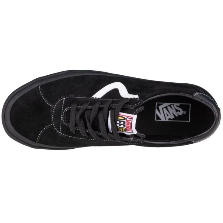Uniseks zomšiniai batai Vans UA Sport, juodi