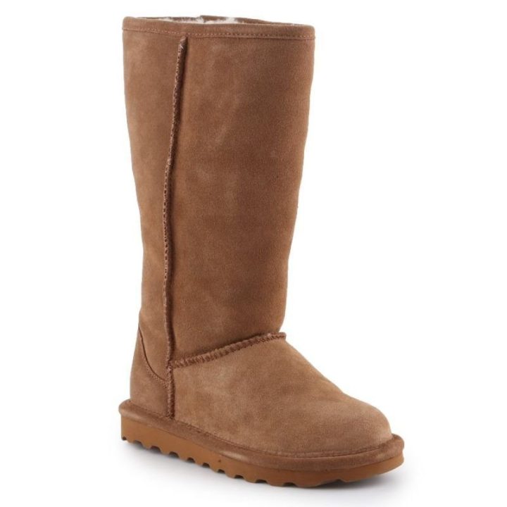 Moteriški pašiltinti ilgaauliai batai Bearpaw Elle Tall Hickory II